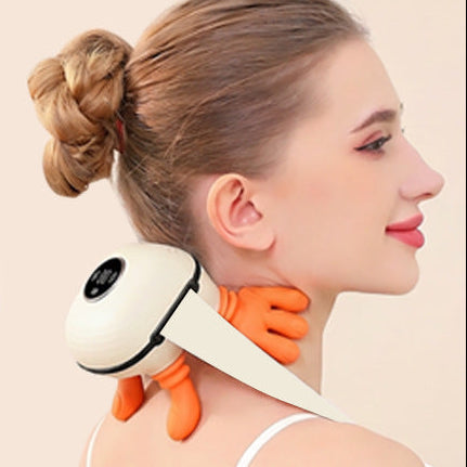 LCD-Controlled Neck and Shoulder Massager for Everyday Relaxation Use